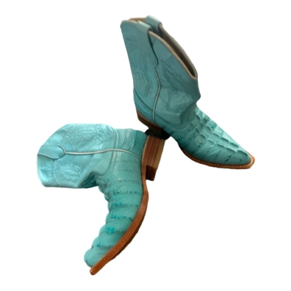 Linea de Oro Other - ♠️SOLD♠️ Linea de Oro Crocodile and Leather Cowboy Boots - Kids Size 12